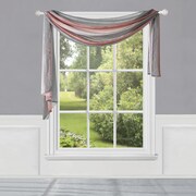 EYECATCHER Ombre Window Curtain Scarf - 50 x 144 in. - Blush EY2512016